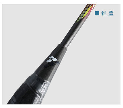 JF PERER POWER V6 Badminton Racket Toray T700 Shock-proof unique frame design enhancing the shock-absorbing effect